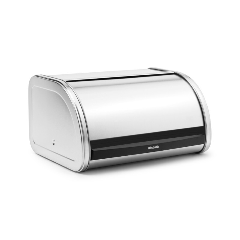 Boîte à pain avec couvercle coulissant en acier mat BRABANTIA