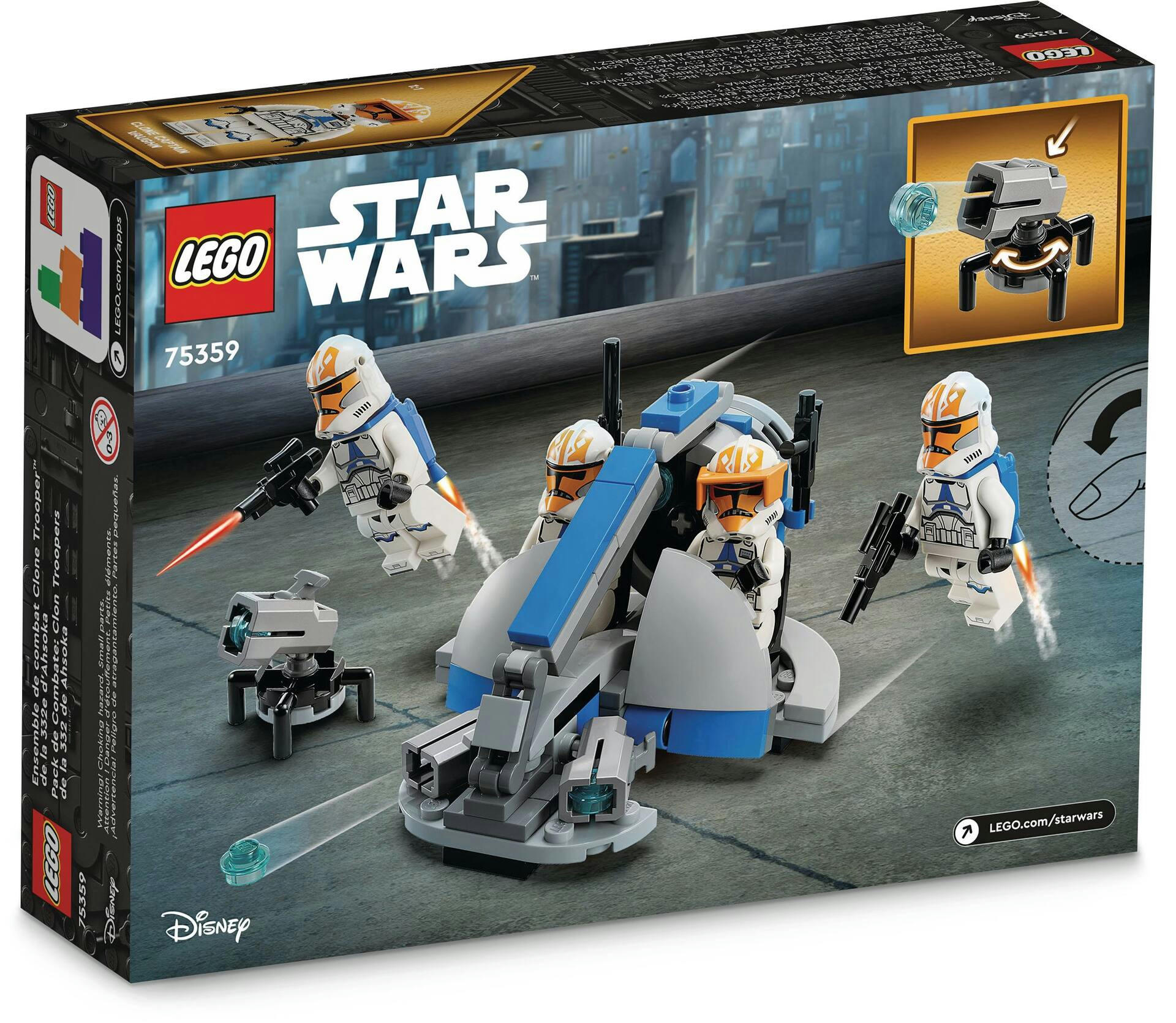 LEGO® Star Wars™ 332nd Ahsoka's Clone Trooper™ Battle Pack - 75359