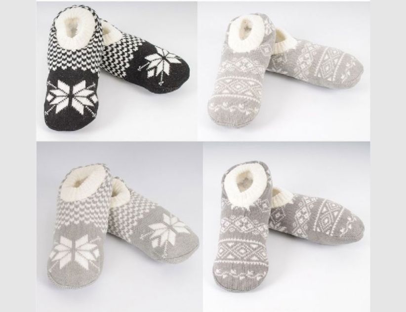 Damen Kuschelschuh Eiskristall