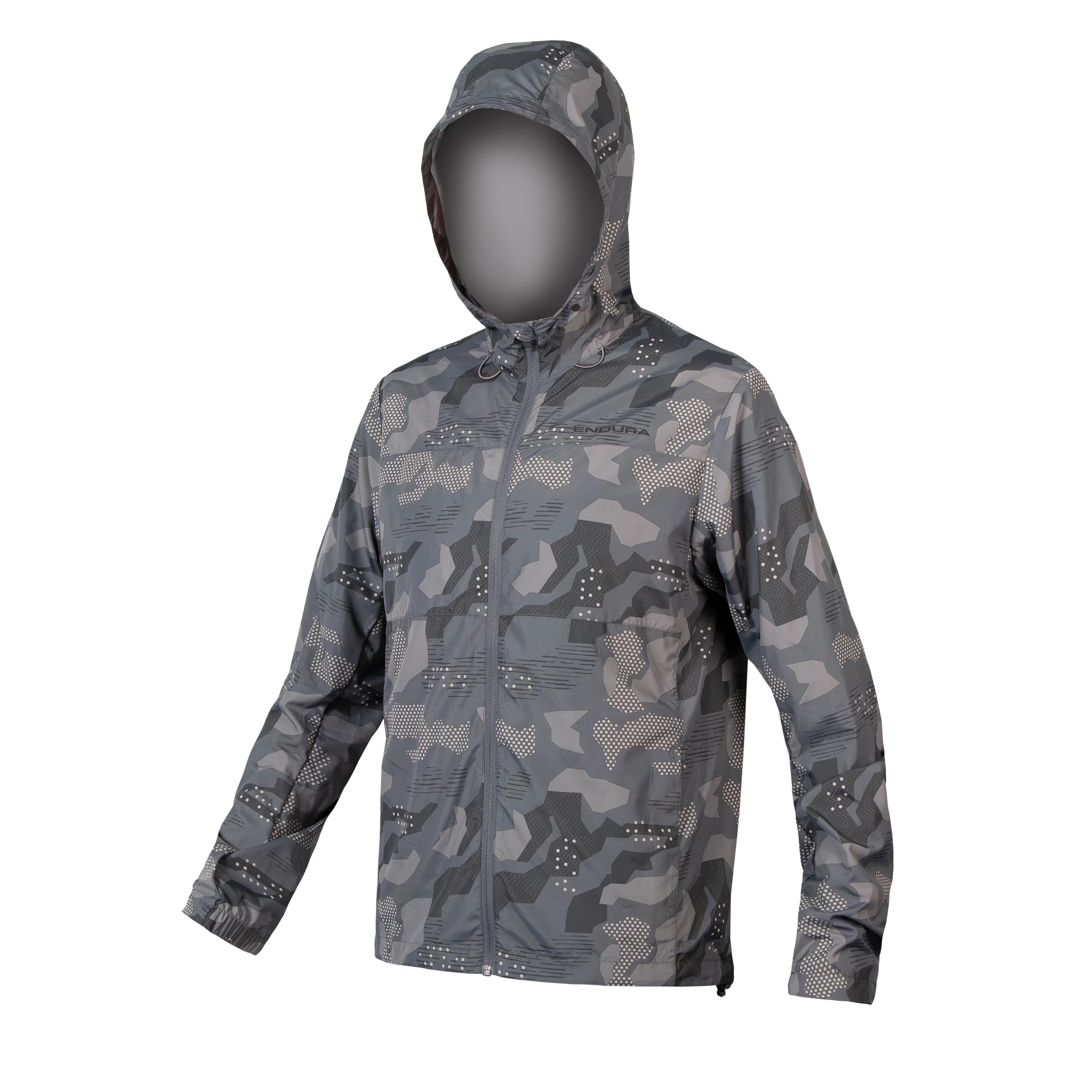 Men's Hummvee Windproof Shell Jacket - Grey Camo