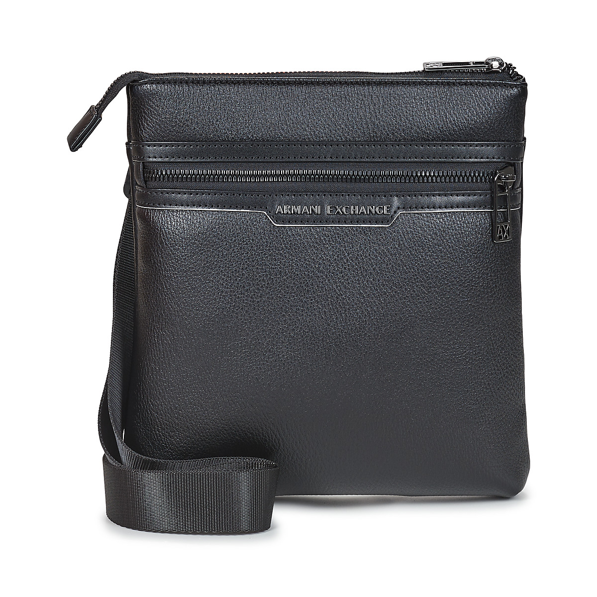 Armani Exchange - CEDRIC FLAT CROSSBODY - Black