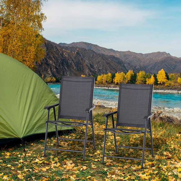 Camping-Stuhl, BxH: 64 x 94 cm, Metall