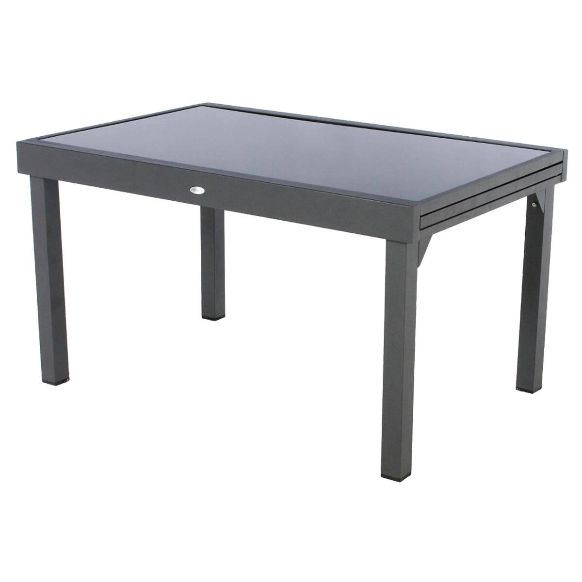 Mesa extensível PIAZZA cinza graphite 135-270cm