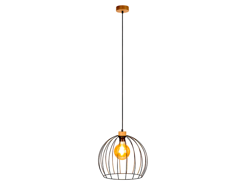 Lampa wisząca Coop metalowa czarna