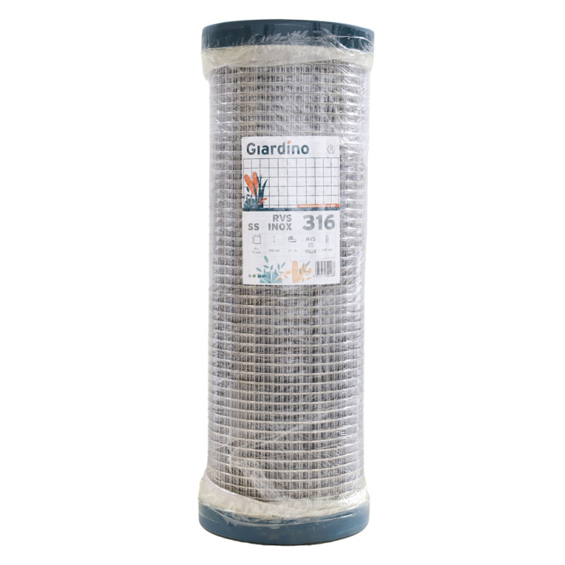 Treillis soudé gris Ø 19 x 1,45 mm 1 x 25 m GIARDINO