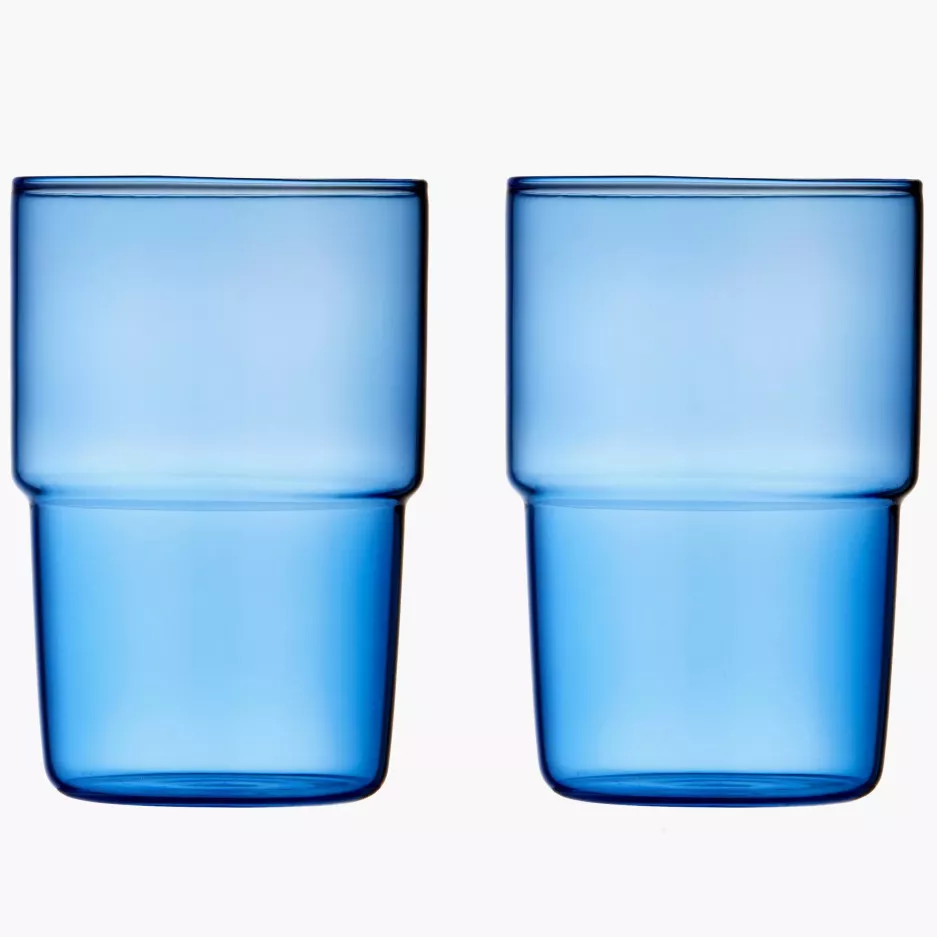 Szklanki do napojów LYNGBY TORINO 400 ml 2 szt. niebieskie