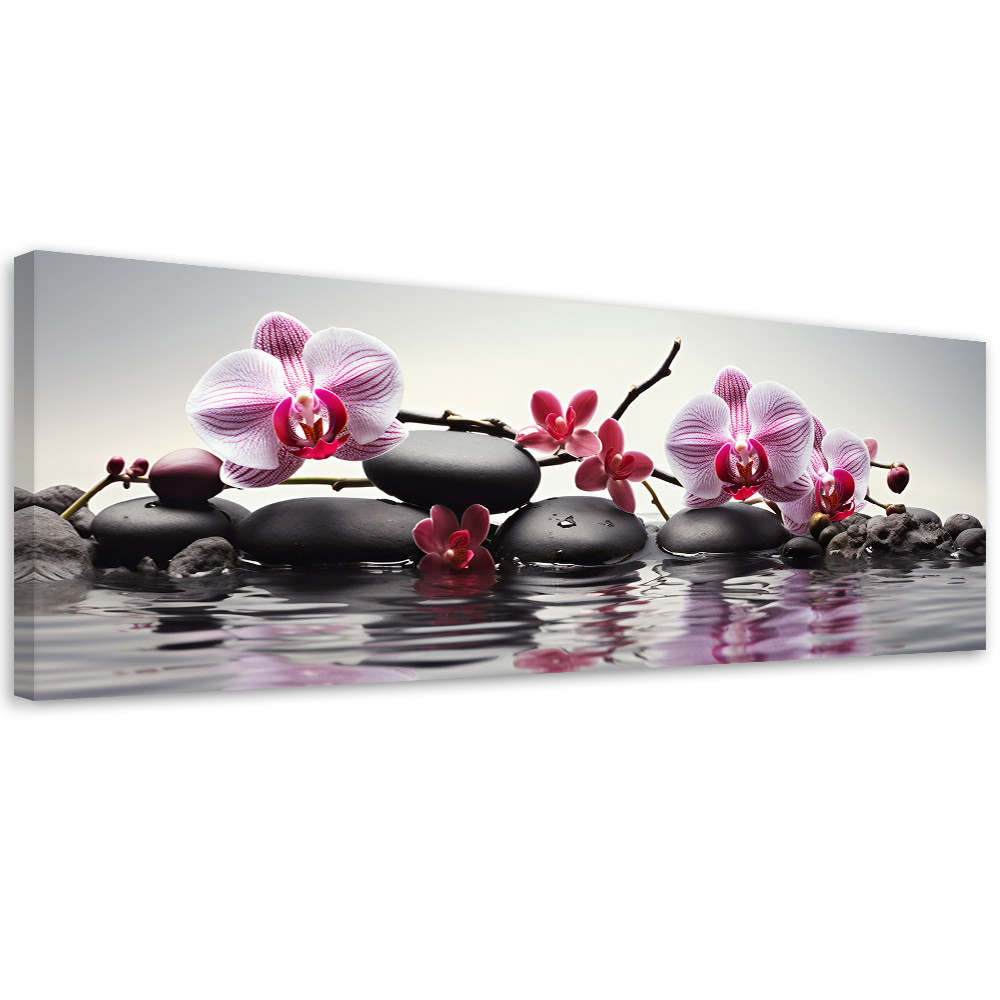 Feeby Obraz na płótnie, Kamienie Spa Zen 90x30