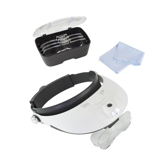 Lightcraft Pro LED Headband Magnifier Kit