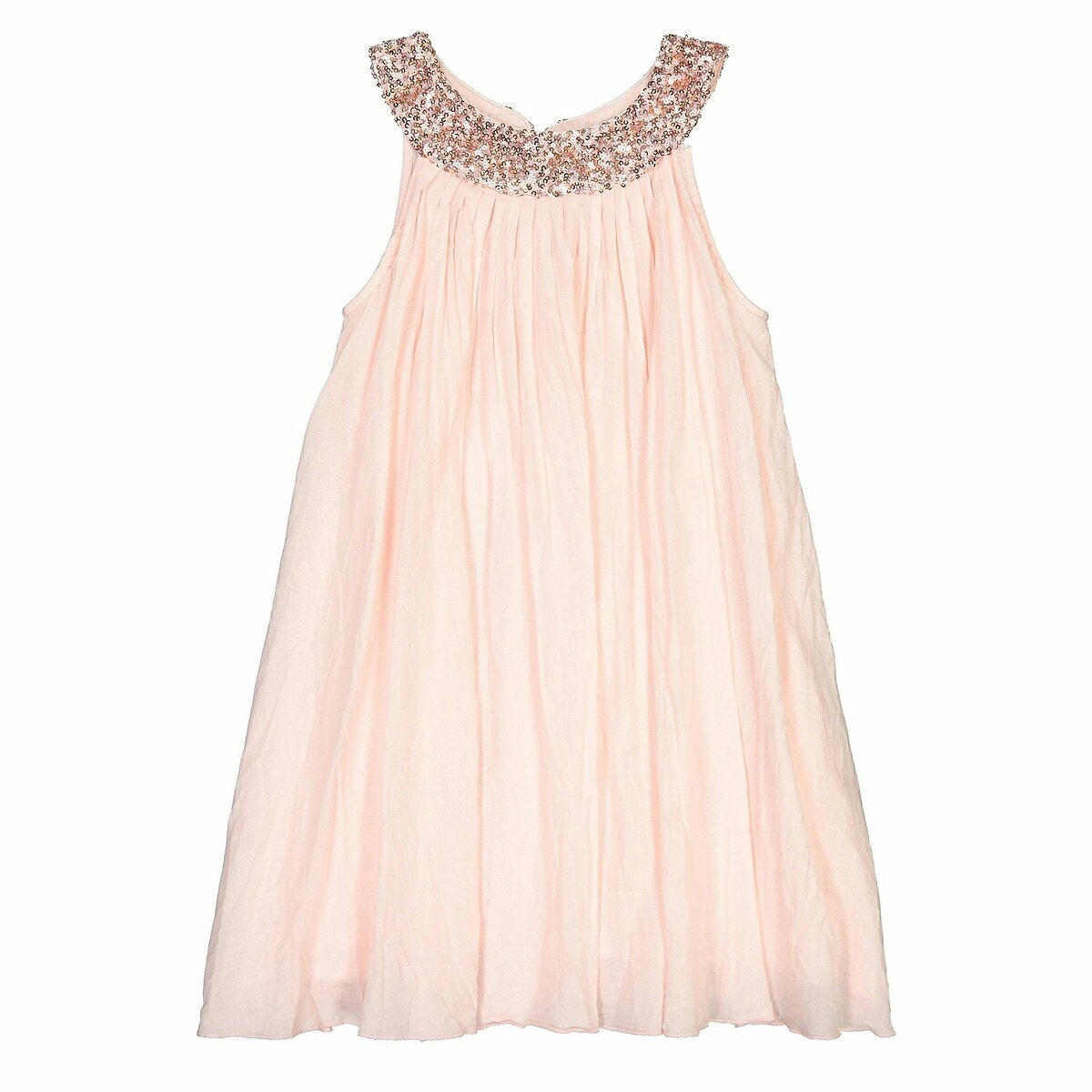 Robe encolure sequins