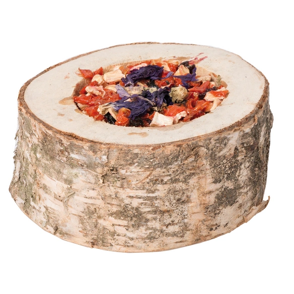 Nagersnack »Knabberpizza«, 170 g, Karotte/rote Beete/Pastinake/Malvenblüten
