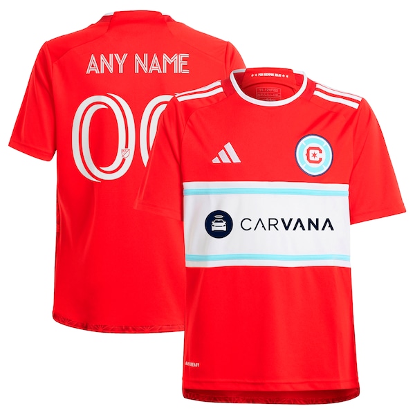 Chicago Fire adidas Youth 2024 Return To Red Replica Custom Jersey – Red