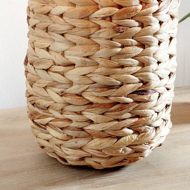Pacific Zadi Plaited Woven Tall Table Lamp - Natural