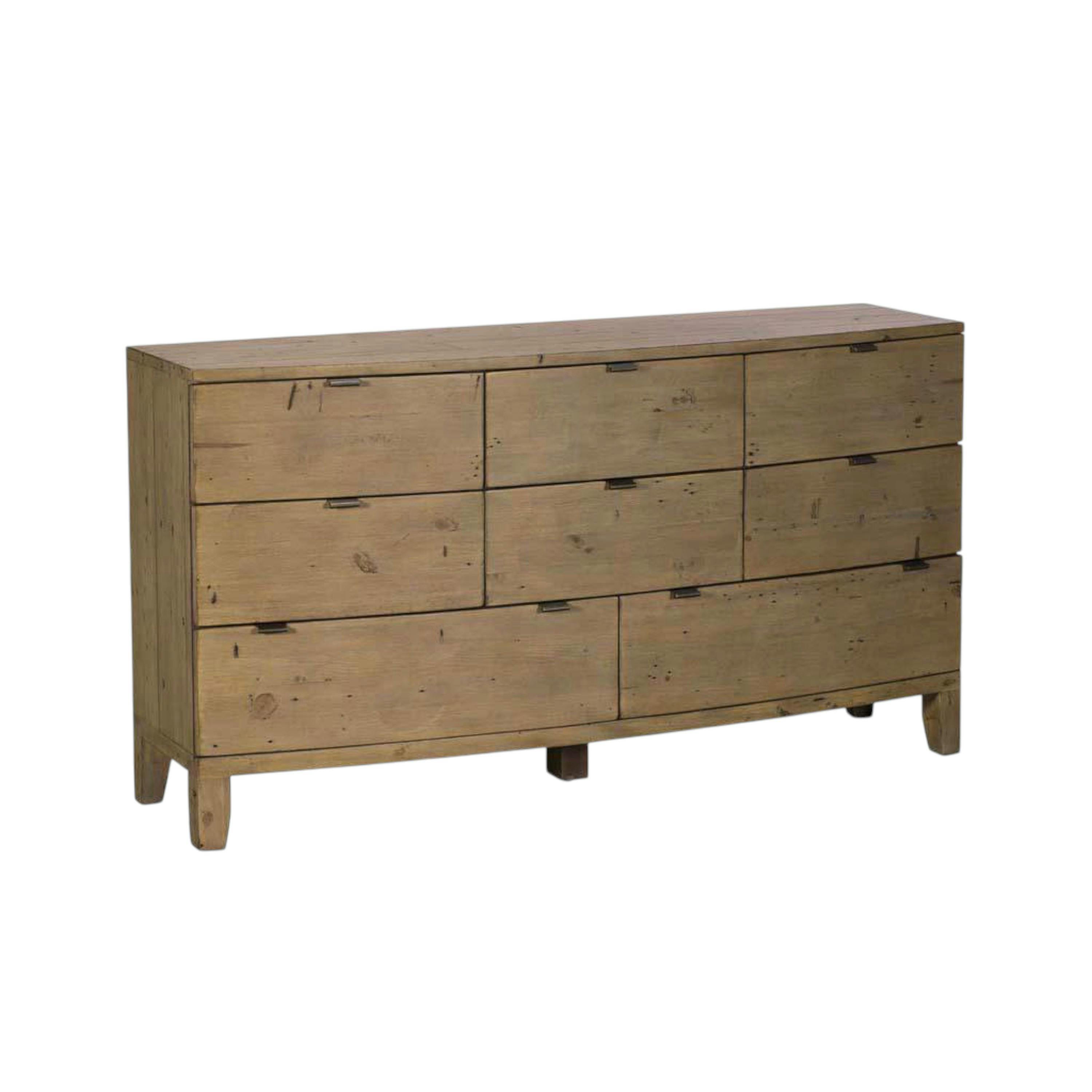 Commode 8 tiroirs en bois recyclé BELFAST