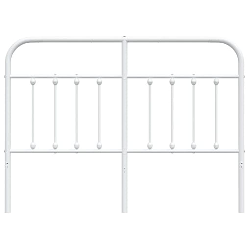 NNEVL Metal Headboard White 137 cm