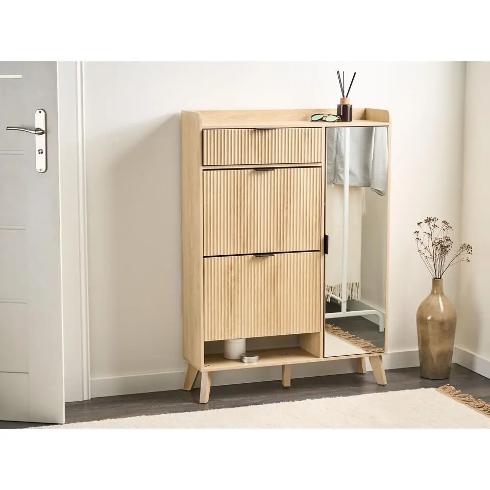 MOONIE - Schoenenkast - Lichtbruin - MDF