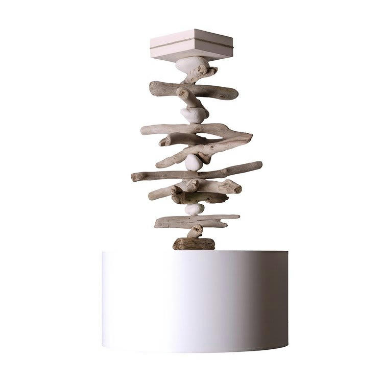 ESPRIT DE LAGON - Suspension en bois blanc