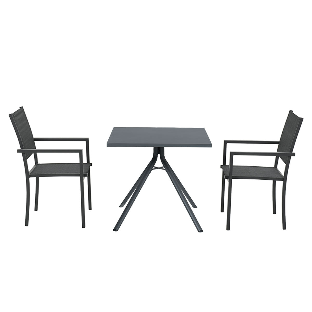Garden Impressions tuinset Moon - Rimini donker grijs 3-delig