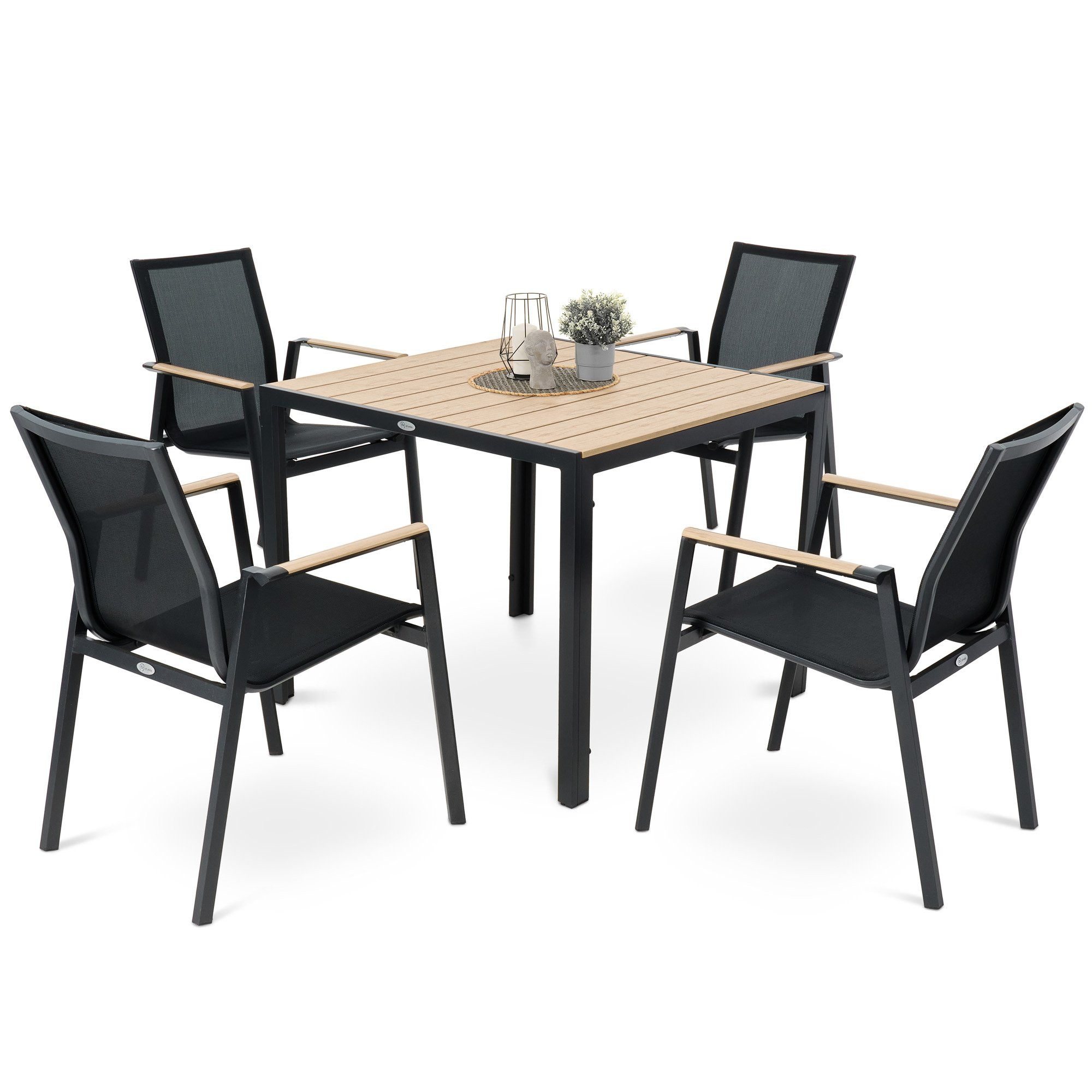 Zestaw mebli ogrodowychaluminiowych di volio Cremo 4 1