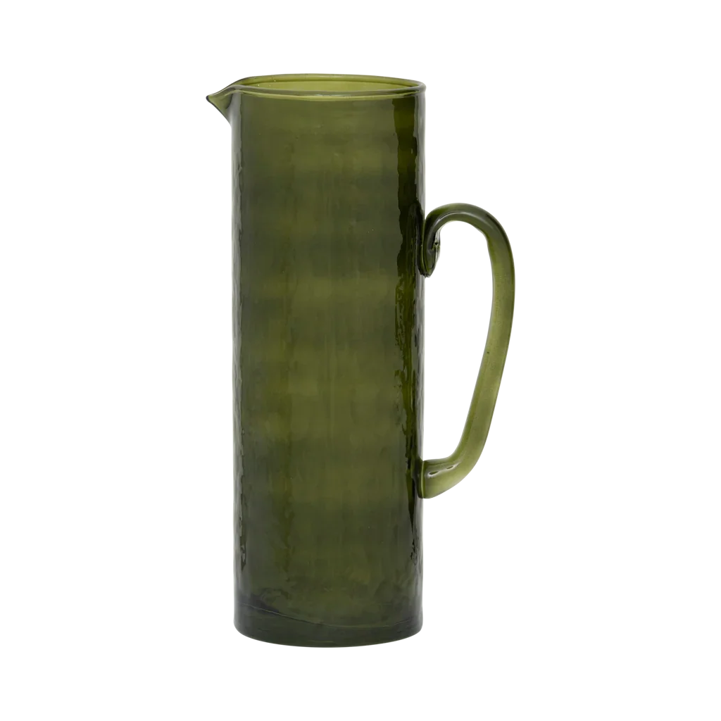 Urban Nature Culture kan hammered banana palm - Ø 15 * 9 * 26.5 cm
