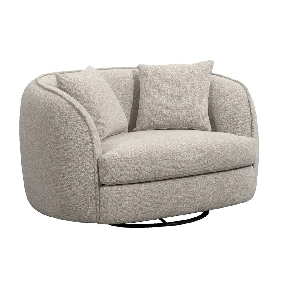 Draaibare Loveseat Enzio - stof Sirena - greige