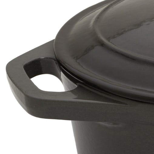 New Chasseur Oval French Oven 27Cm / 4 Litre Caviar - Made In France