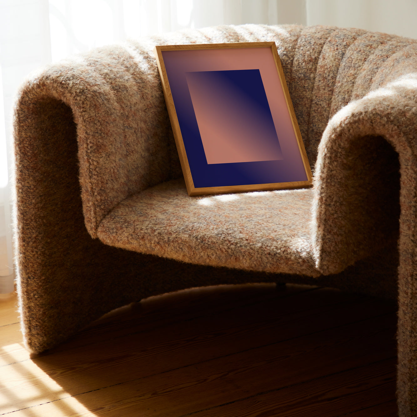 Paper Collective Absorb 04 Poster 30 x 40 cm - Purple / Blue