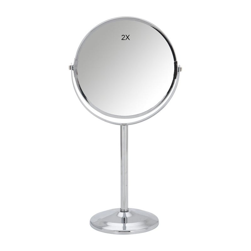 Make-up spiegel - chroom - &Oslash;16 x 36 cm