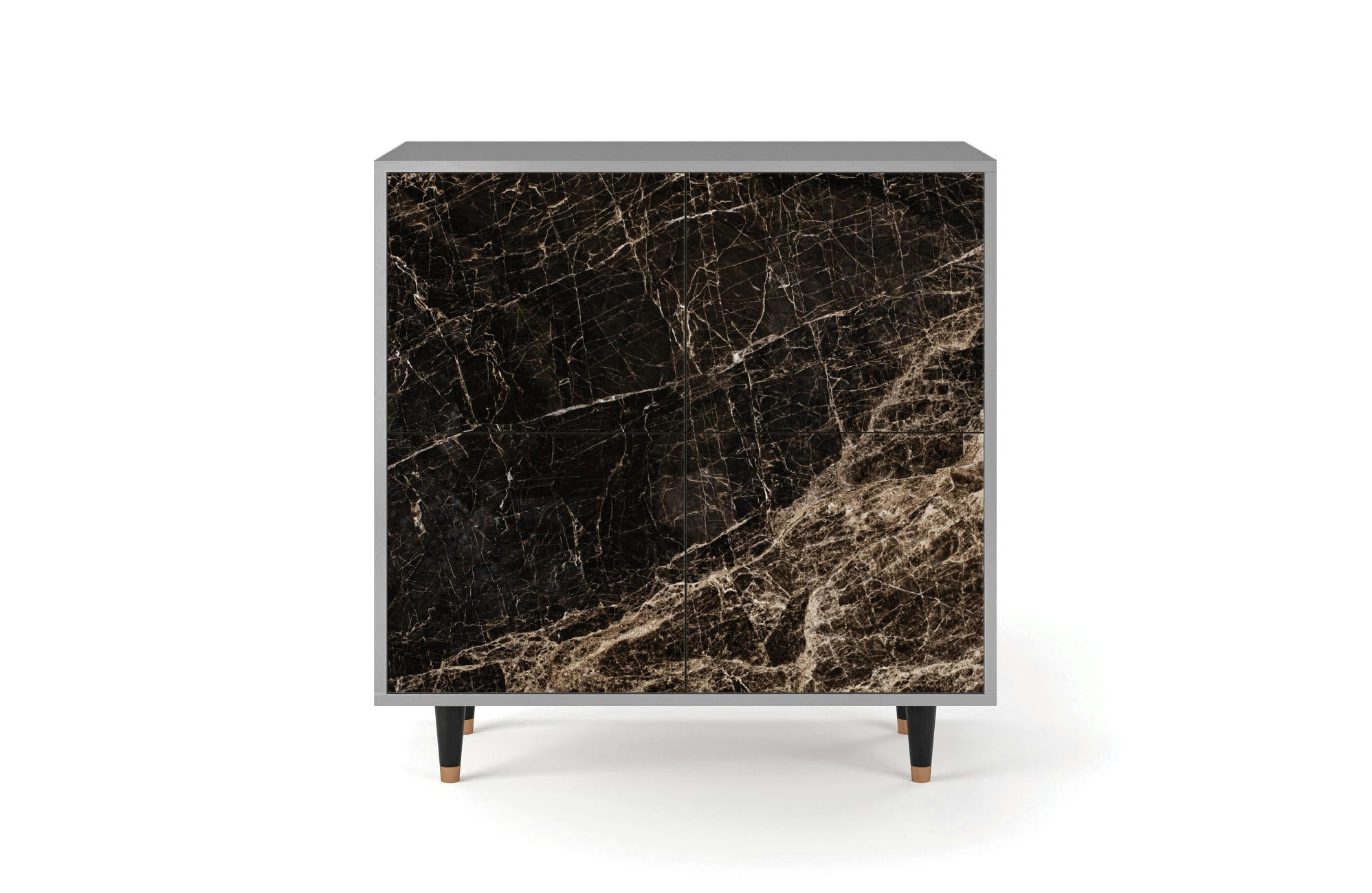 NIGHT ABYSS - Buffet  noir 4 portes L 94 cm