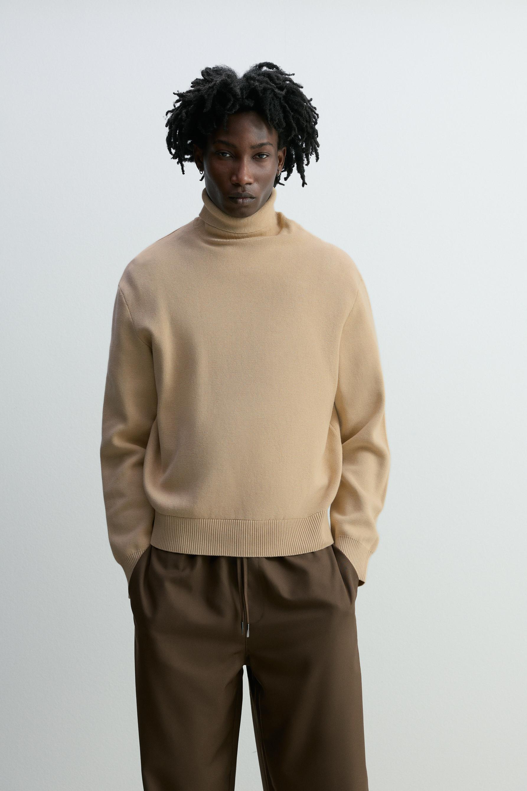 Jersey cuello vuelto compacto