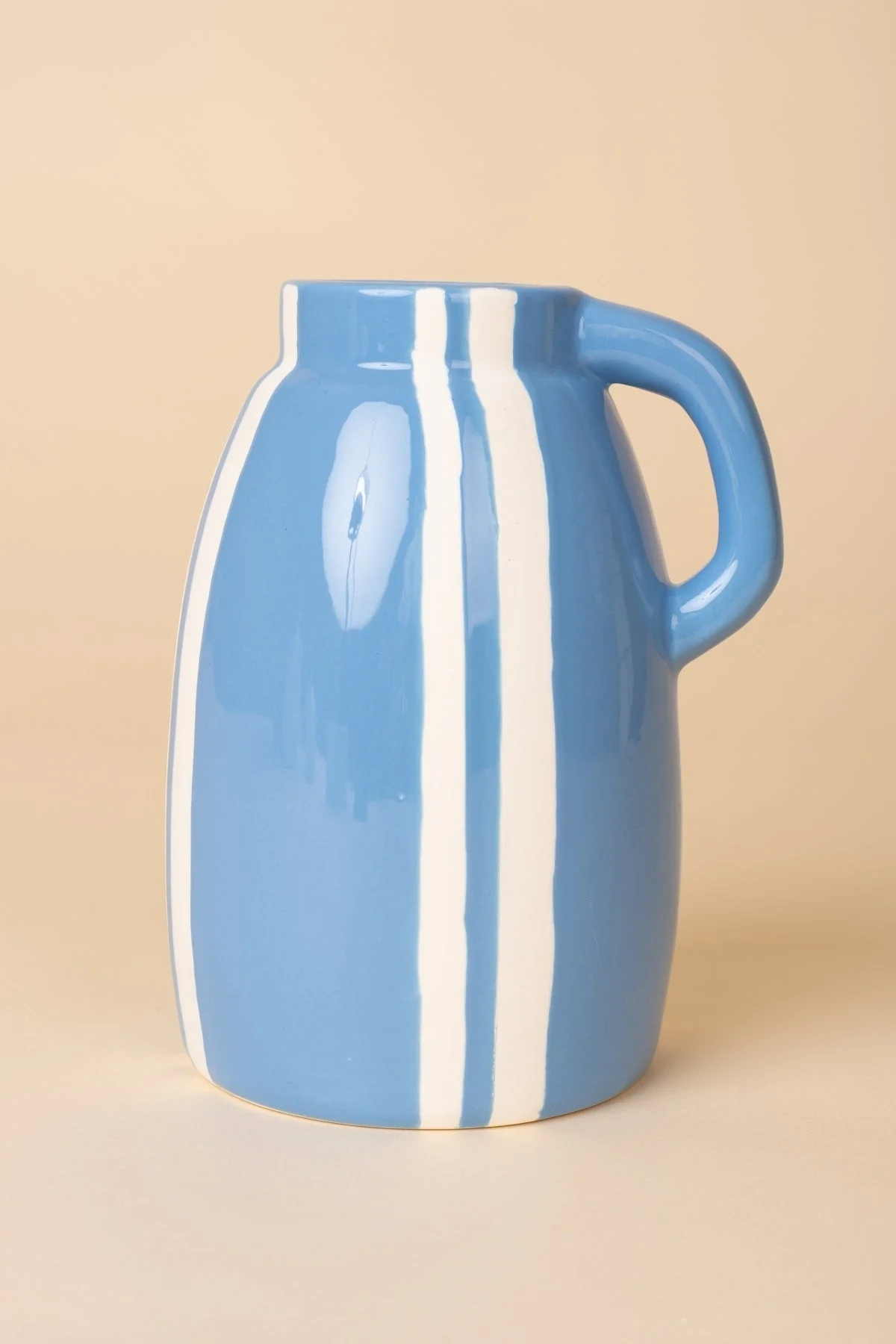 Medium Blue Decorative Vessel