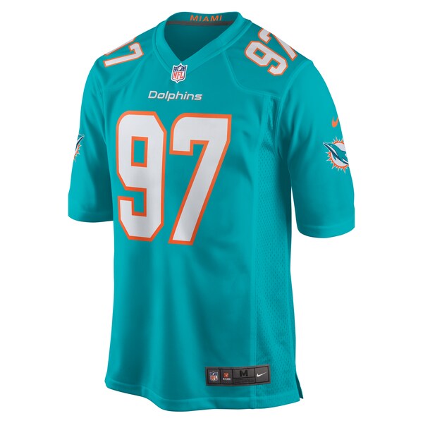 Rashard Lawrence Miami Dolphins Nike Team Game Jersey -  Aqua