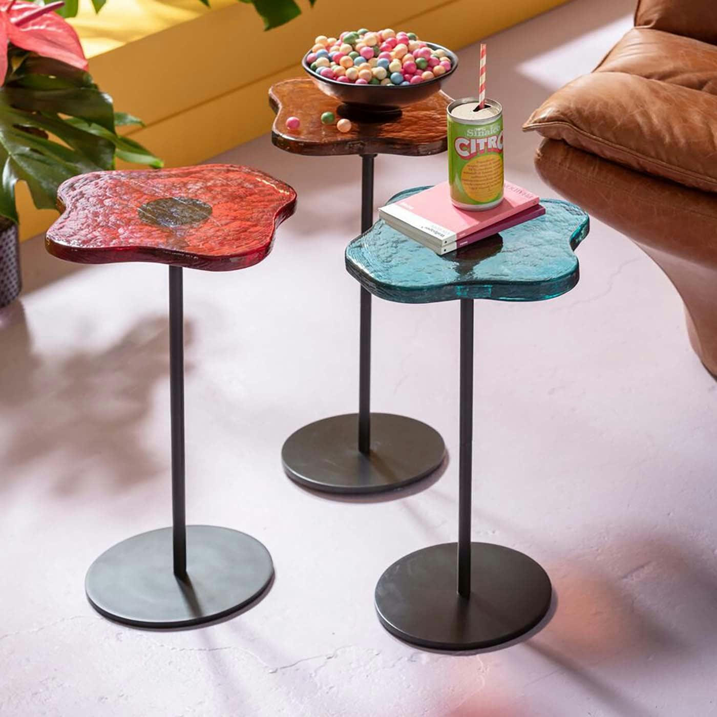 LAVA - Table d'appoint Lava bleue Kare Design