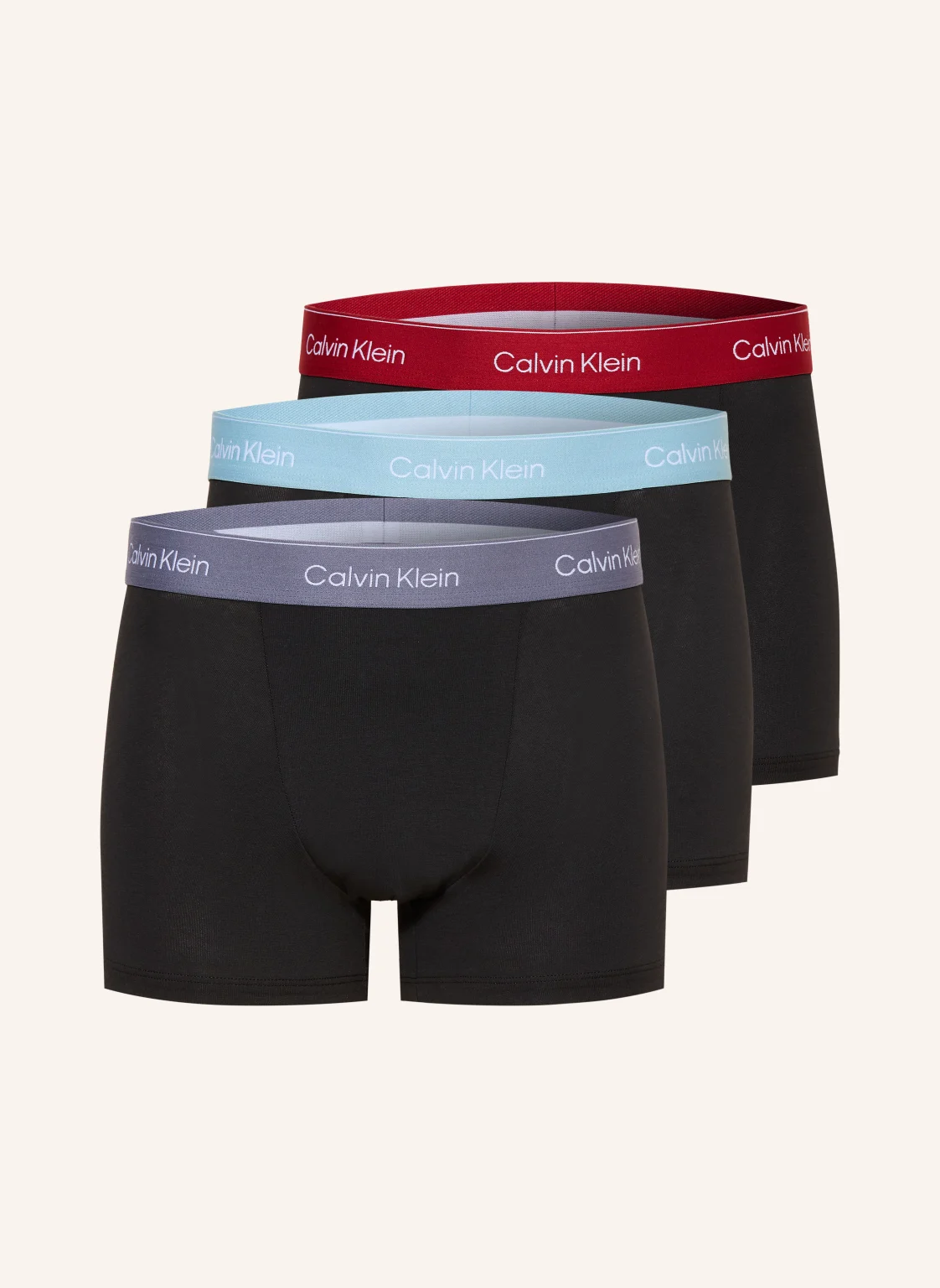 Calvin Klein 3er-Pack Boxershorts ICON COTTON Relaxed Fit