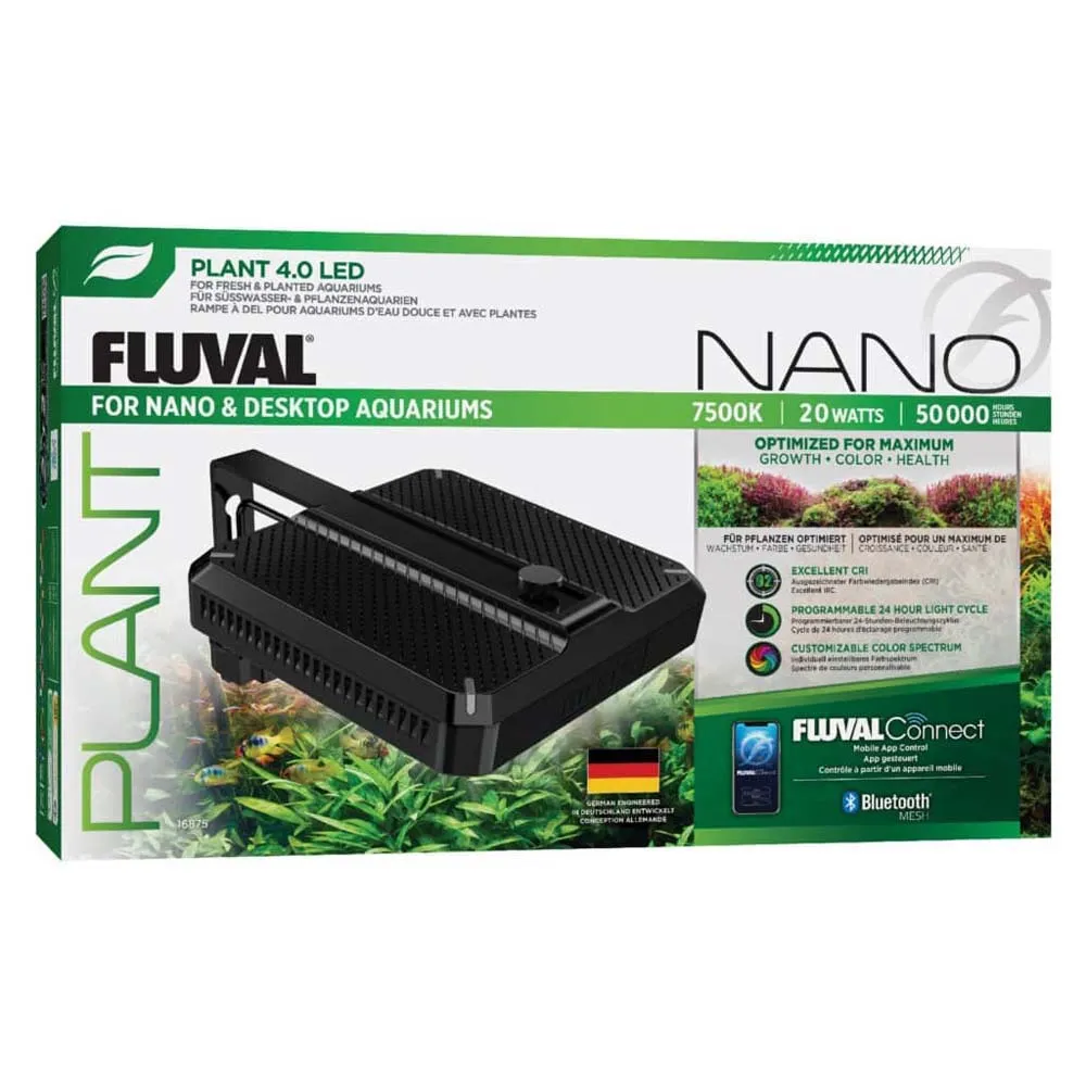 Fluval Led Nano Plant 4.0 BT Mesh Control 20W aquarium light
