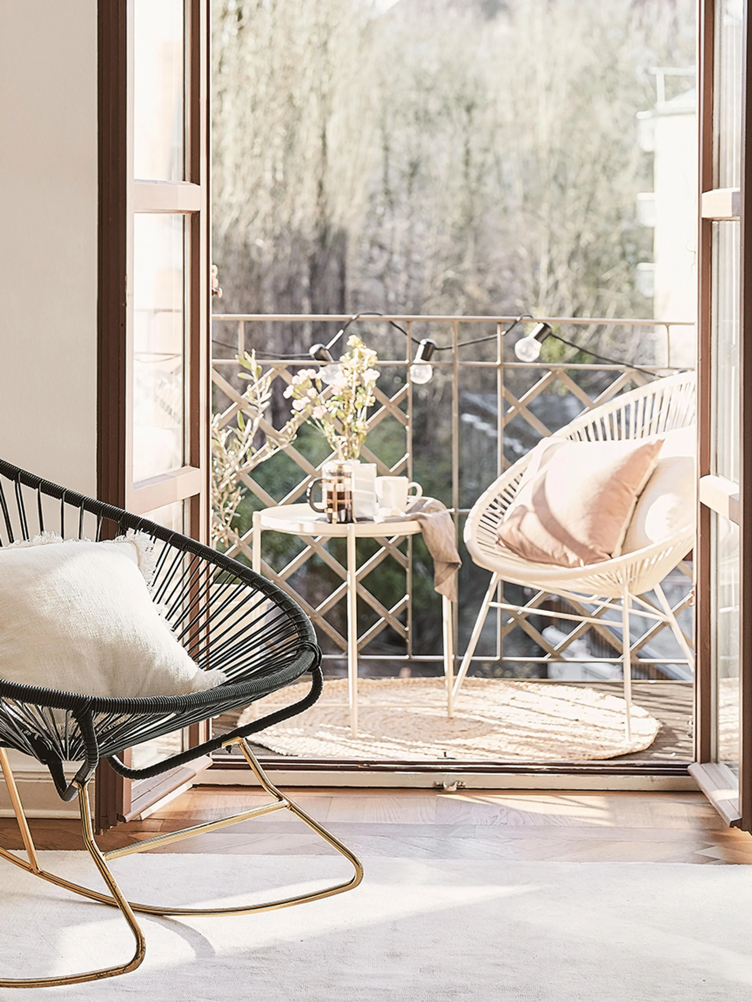 Loungesessel Bahia aus Kunststoff-Geflecht