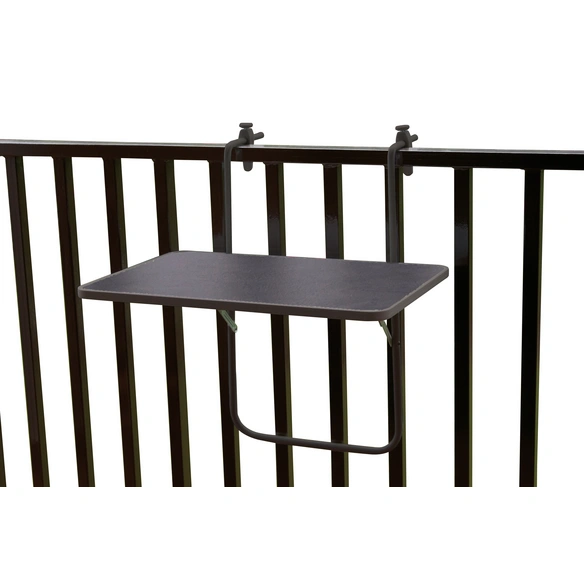 Hängetisch, LxB: 60 x 40 cm, Alcotop, rechteckig, anthrazit