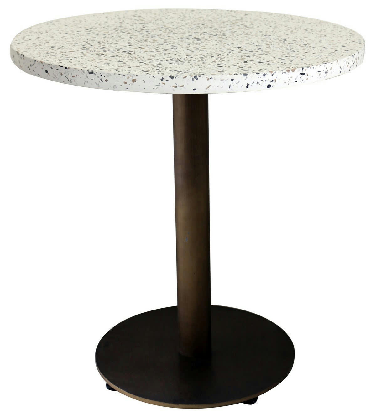 TERRAZZO - Table de repas bronze granito