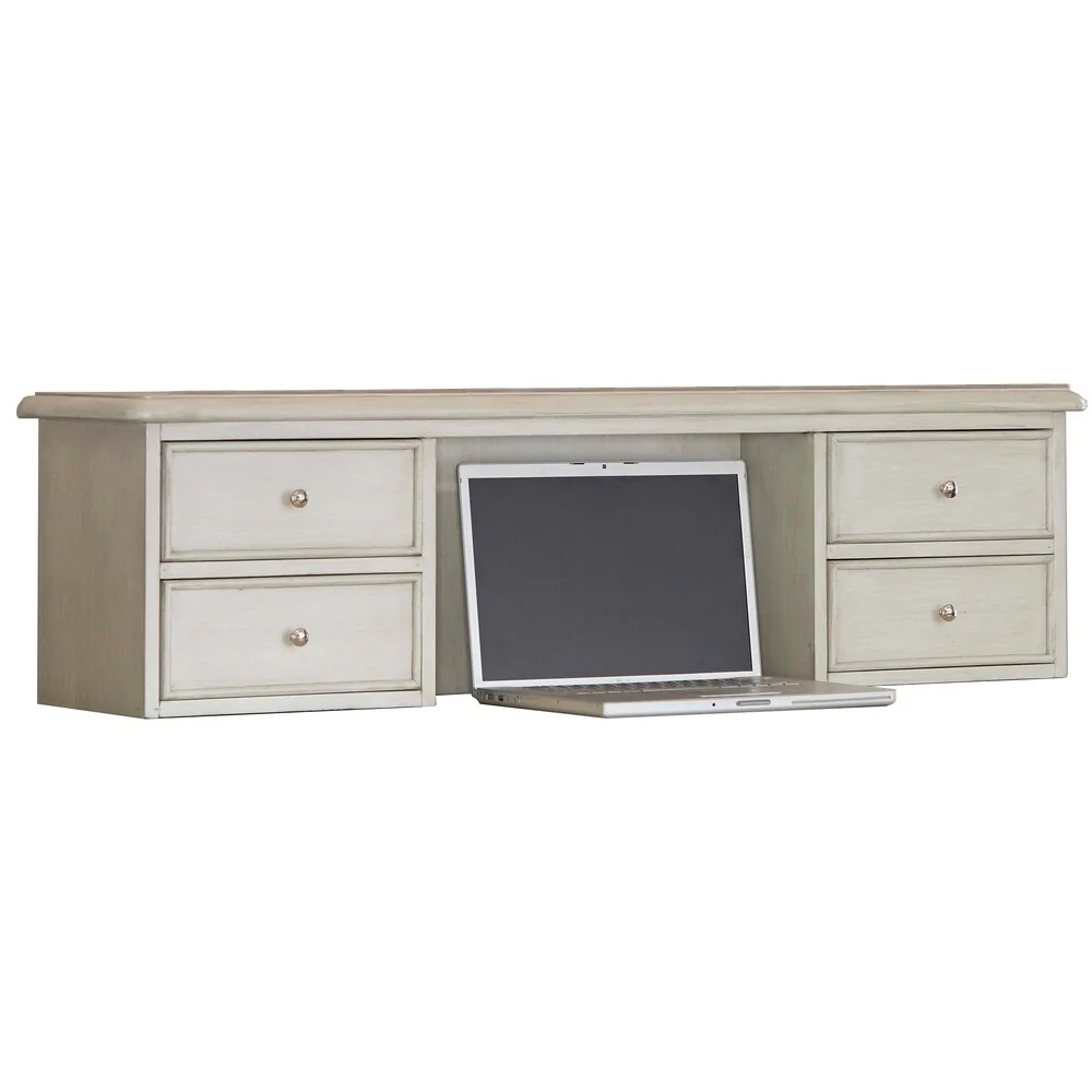 Hillsdale Angela Desk Hutch, Opal Grey