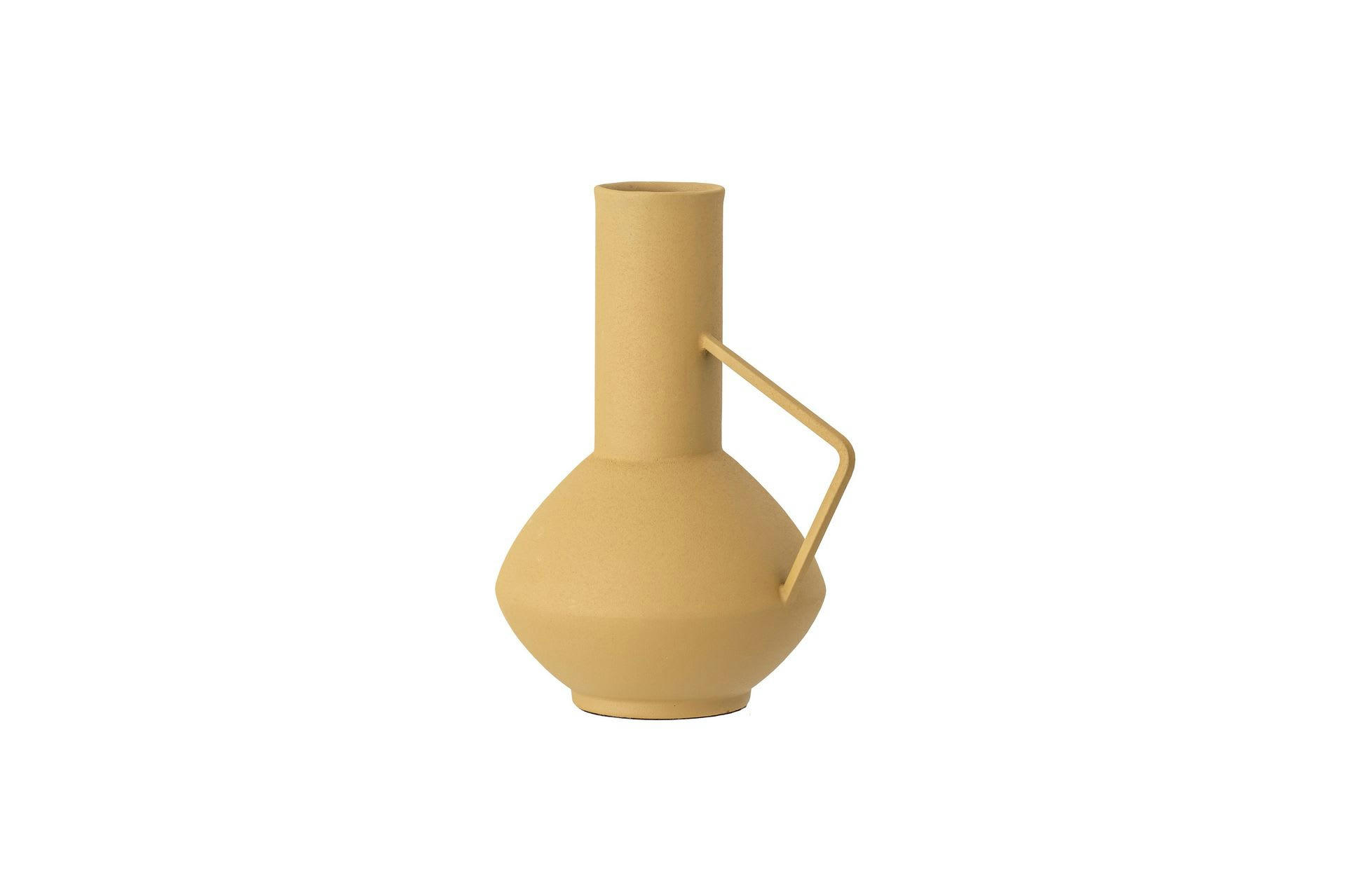 IRINE - Vase Marie jaune H21cm