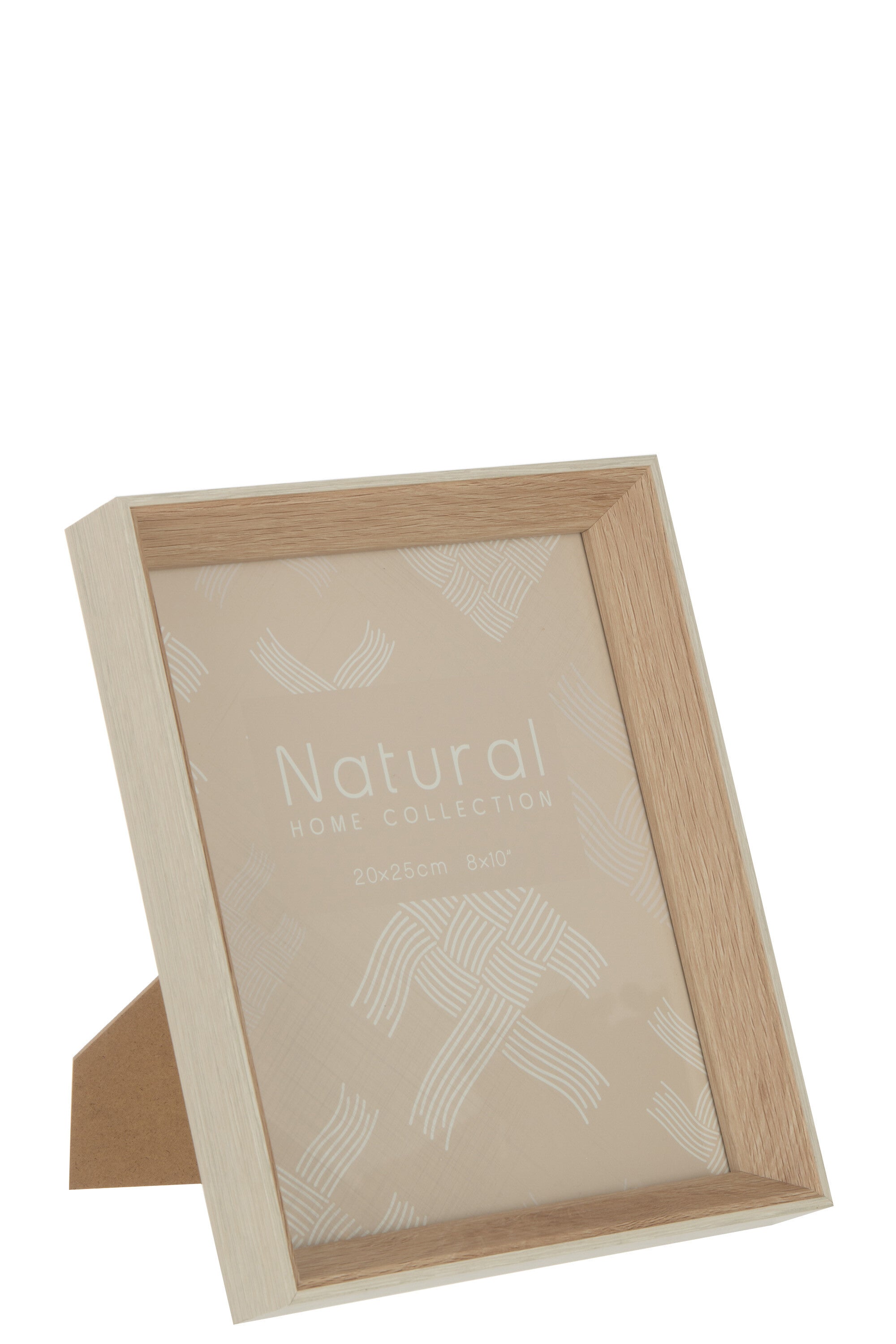 J-Line fotolijst Diepte - hout - creme - large - 2 stuks