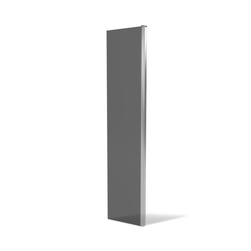 Paroi de douche pivotante Parma 2 fumée 40 x 200 cm AURLANE