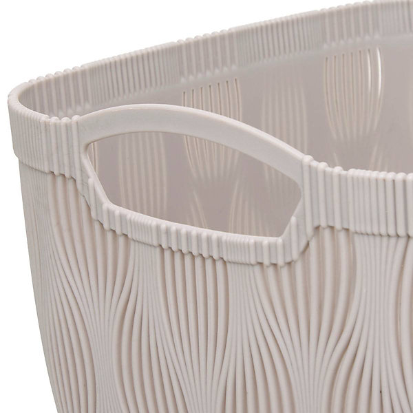 Panier à linge Leaf 6,5L beige - Beige- 5five