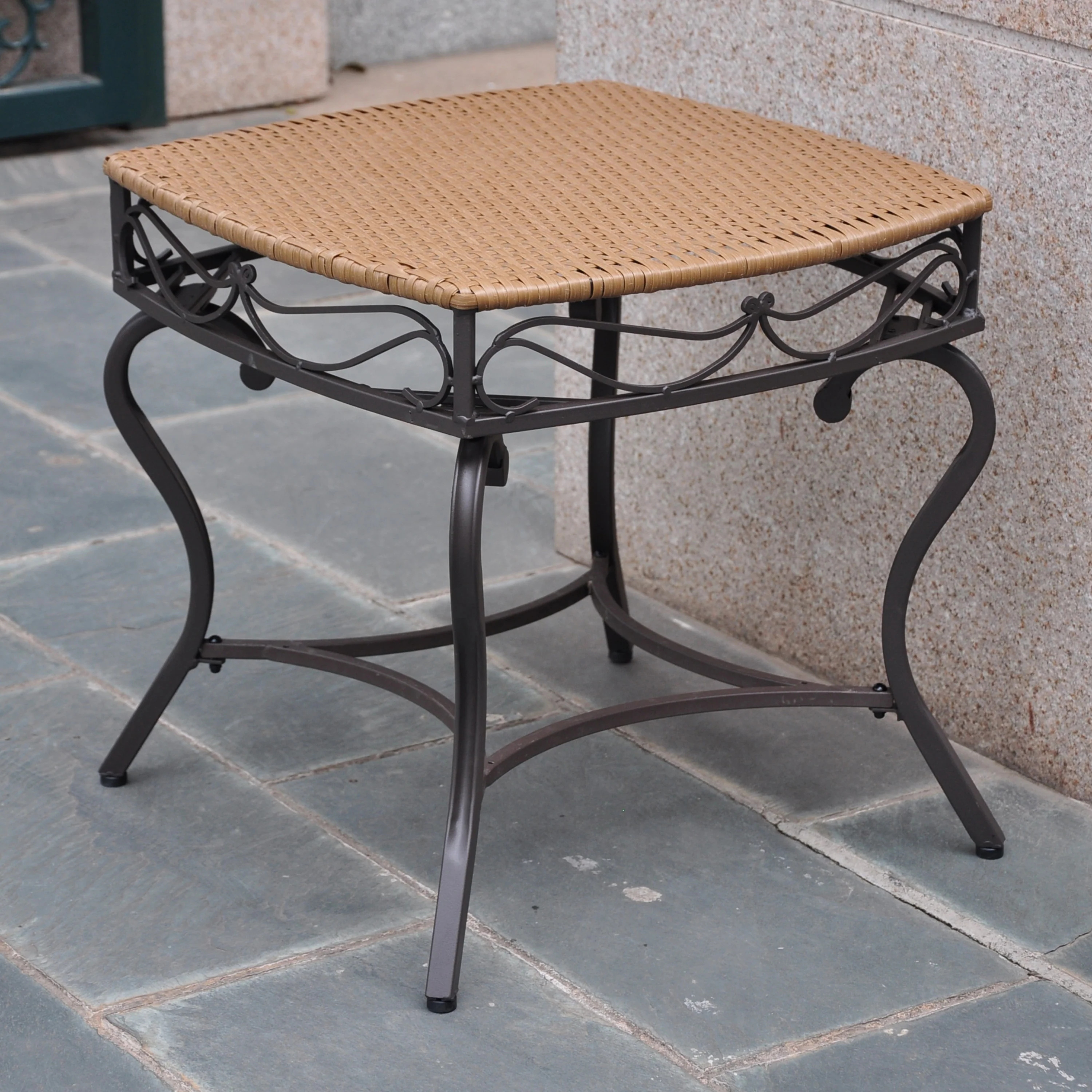 Valencia Resin Wicker Outdoor Side Table
