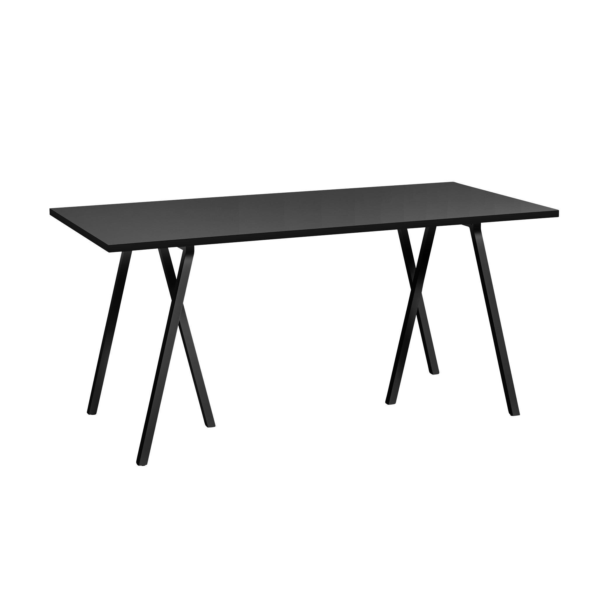 HAY Loop Stand Eettafel 160 x 77,5 cm - Zwart