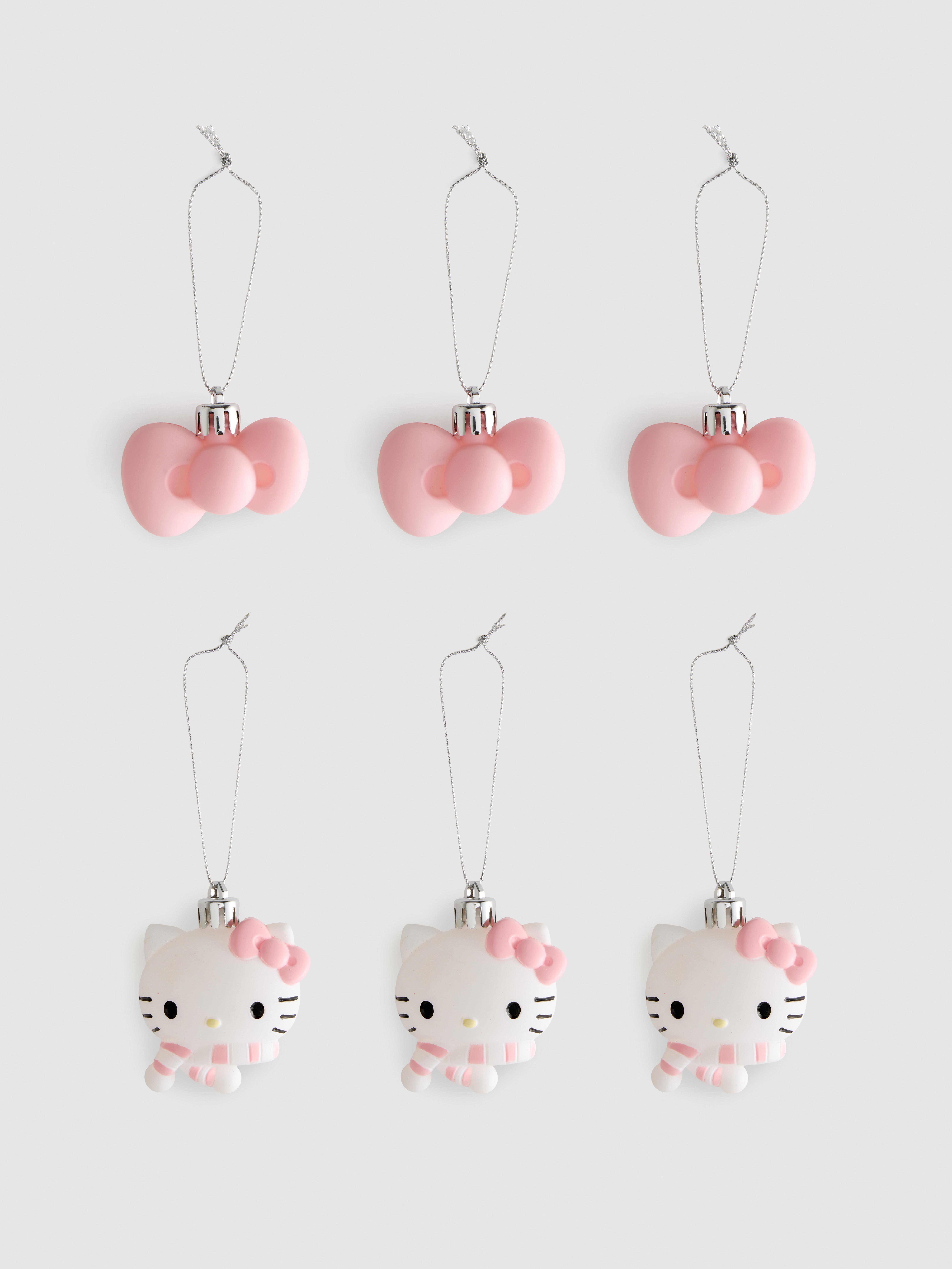 6pk Hello Kitty Ornaments