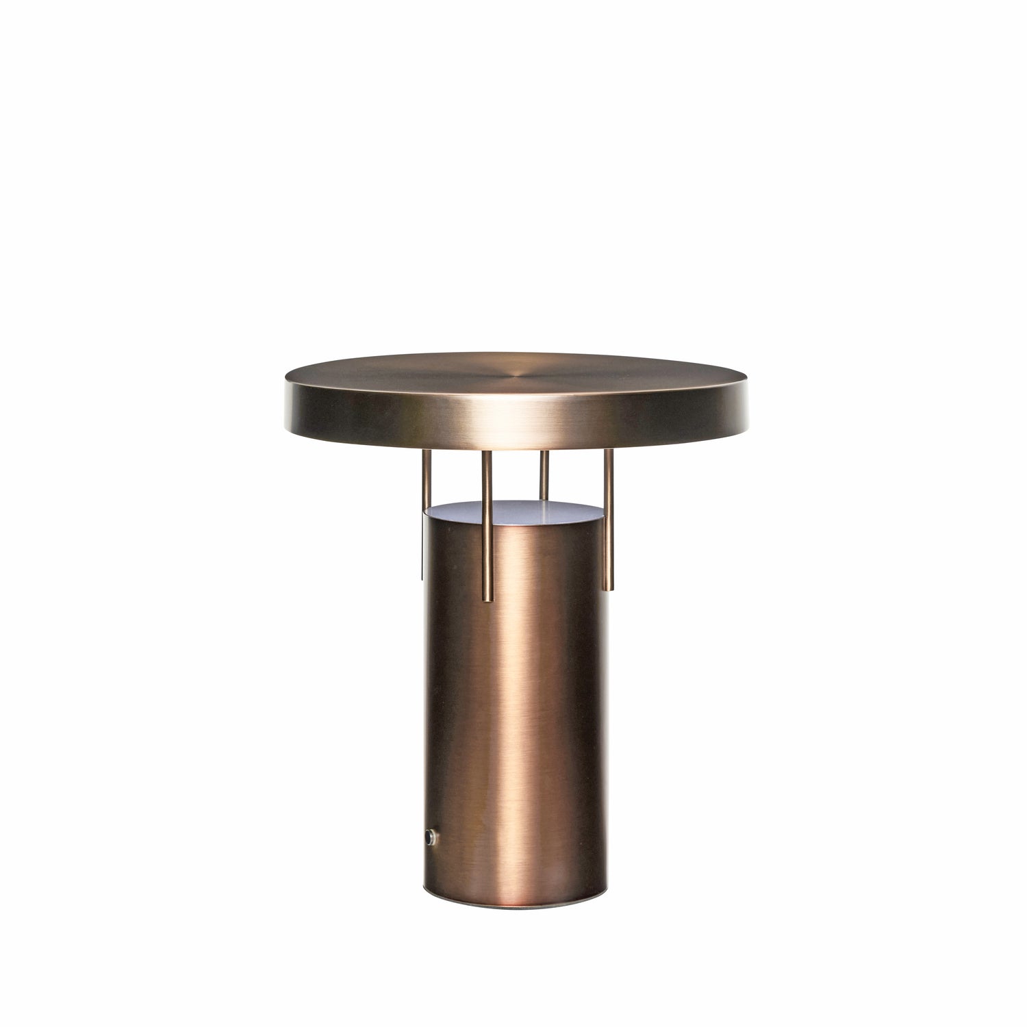 Hübsch draagbare lamp BringMe - staal - ø25xh28cm