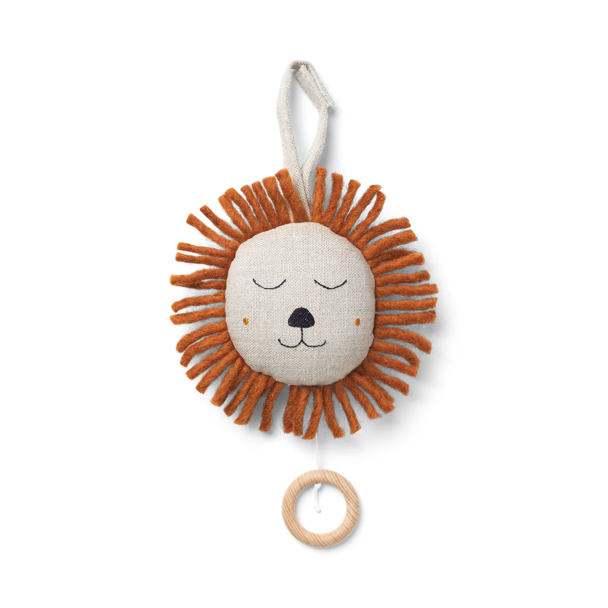 Ferm Living - Löwe Spieluhr, natur