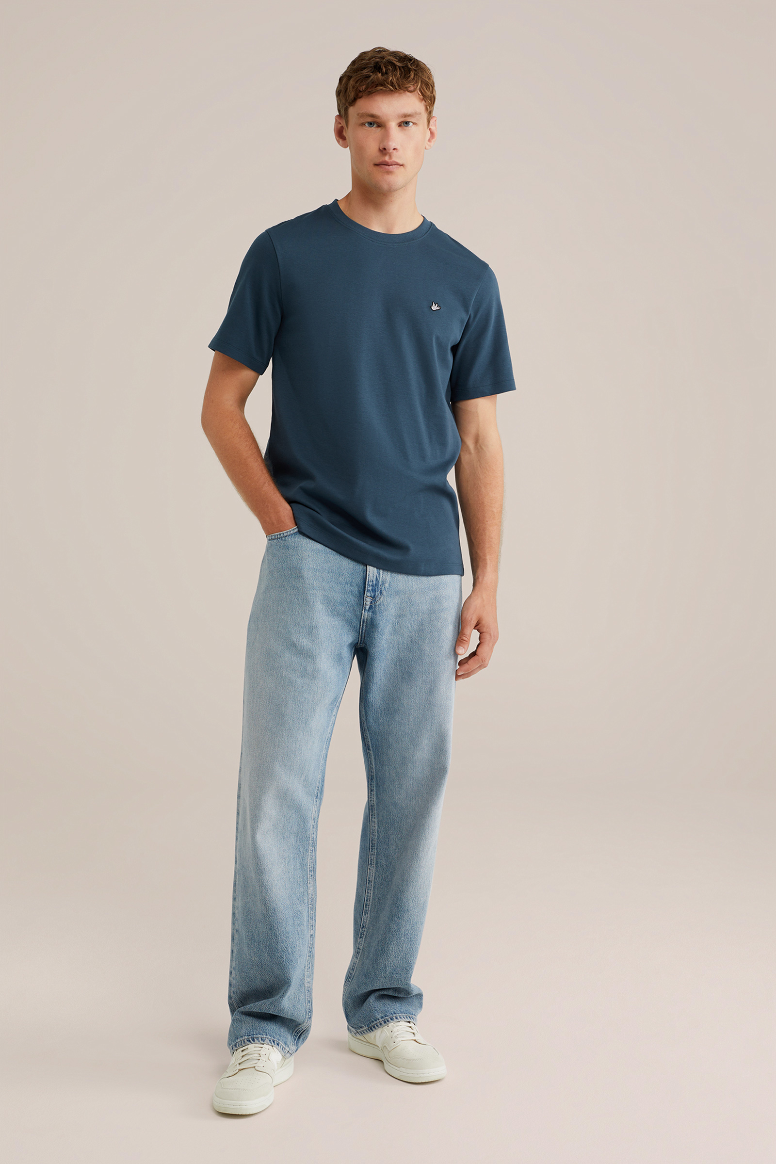 Heren Regular fit T-shirt met embroidery