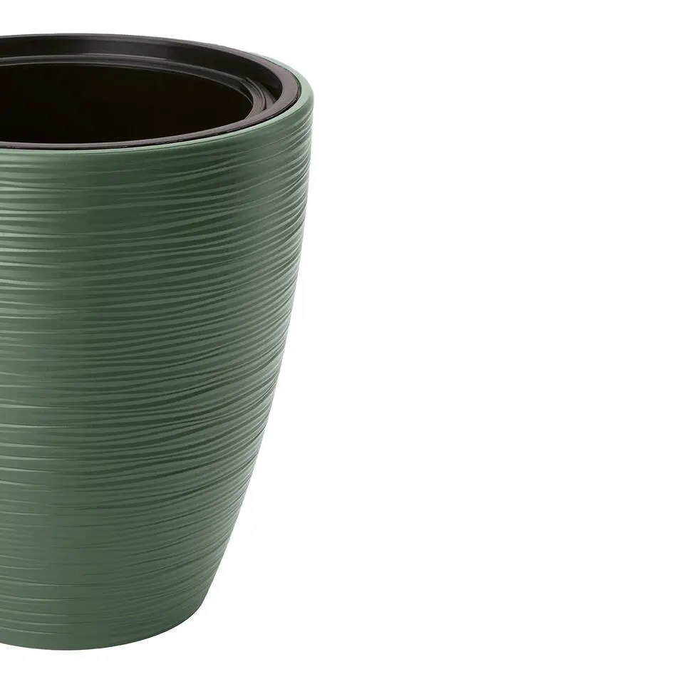 Form Plastic Plantenpot/bloempot Gobi - kunststof - groen - D40 x H32 cm