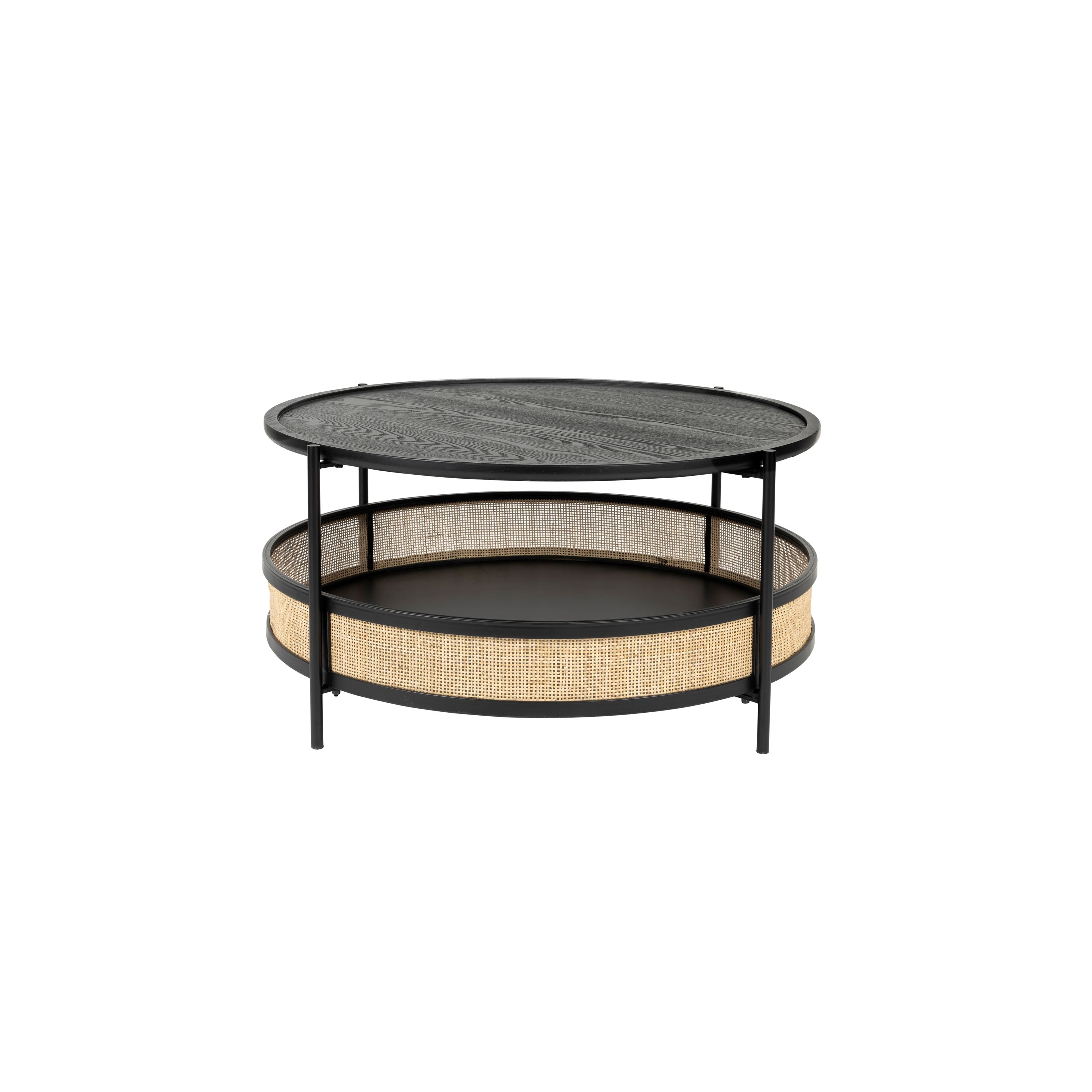 Housecraft Living Makoto Salontafel Rond 80 cm Zwart